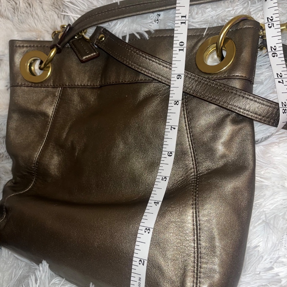 Coach Ashley Leather Hippie Bag # F17605 - Picture 5 of 10